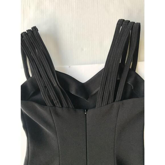 Joseph Ribkoff Black Bodycon Dress Size 8 - Picture 3 of 10